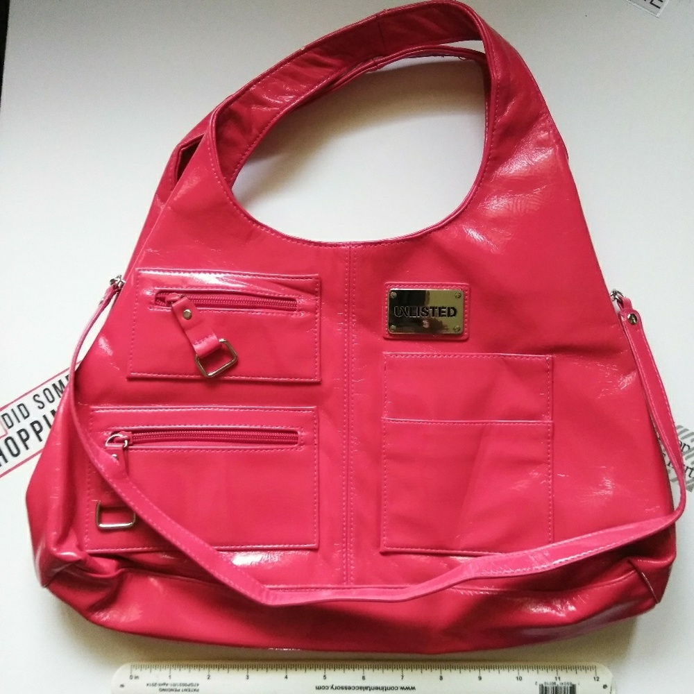 Kenneth Cole Unlisted patent leather Red purse